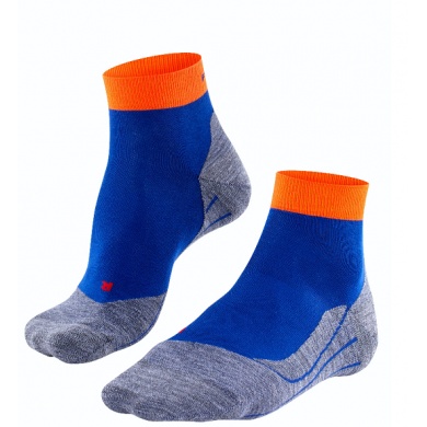 Falke Running Sock RU4 Endurance Short (medium cushioning) blue/orange Men - 1 Pair